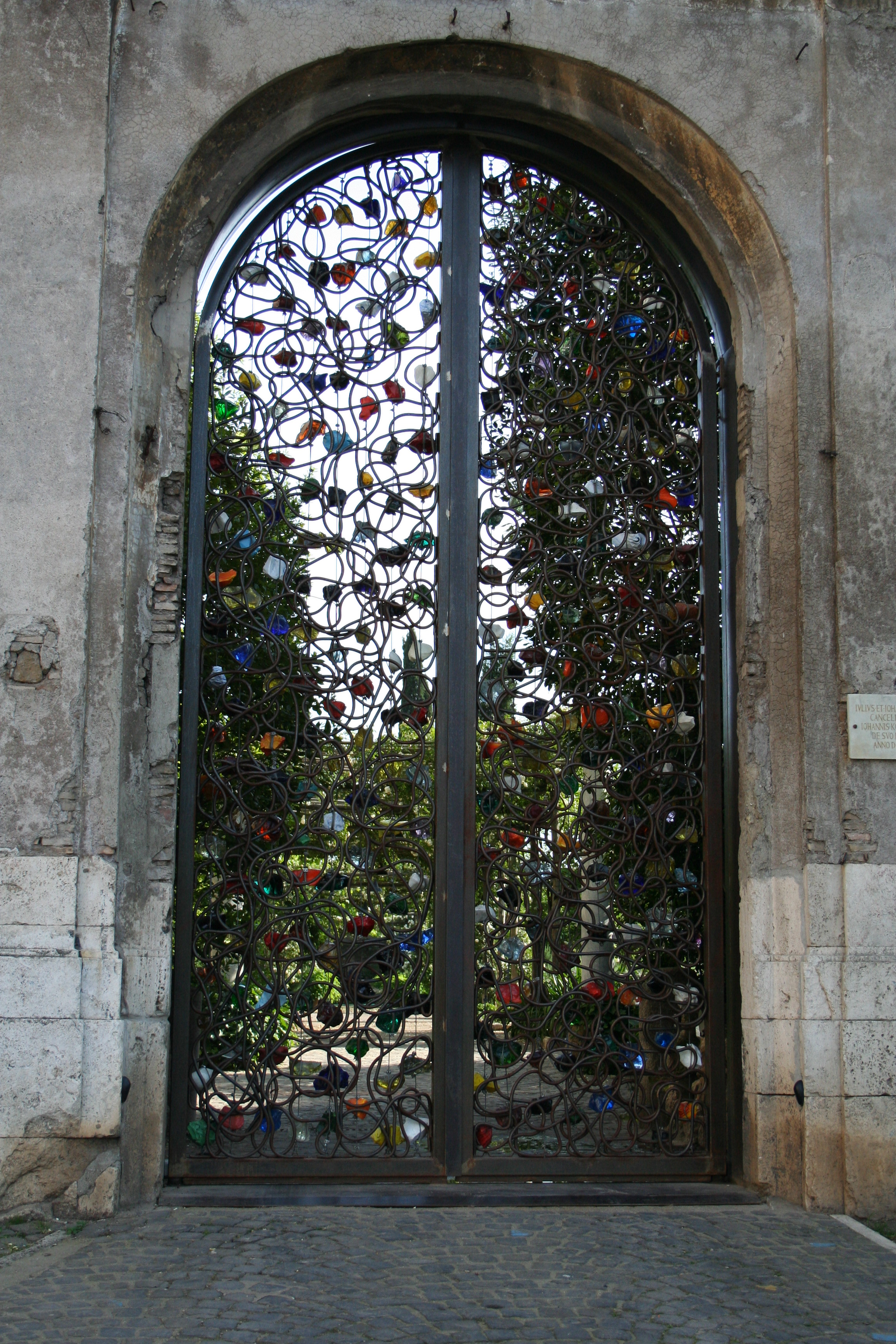 Porta Di Jannis Kounellis Per Santa Croce In Gerusalemme 2007 